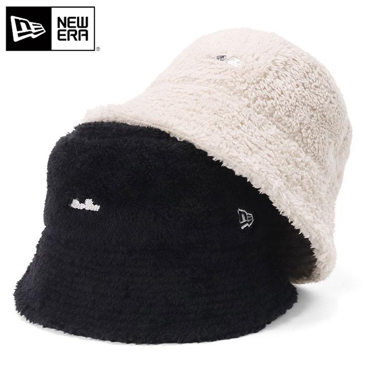 NEW ERA 버킷햇 NEW ERA 모자 버케하 여성용 모자 블랙 베이지 밍크 플리스 모피 보아 브랜드 딥 스타일리시 쿨 인기 가을 겨울 올 시즌 NEW ERA 대형 소형 사이즈 정통 유니 스트릿웨어 겨울 방한